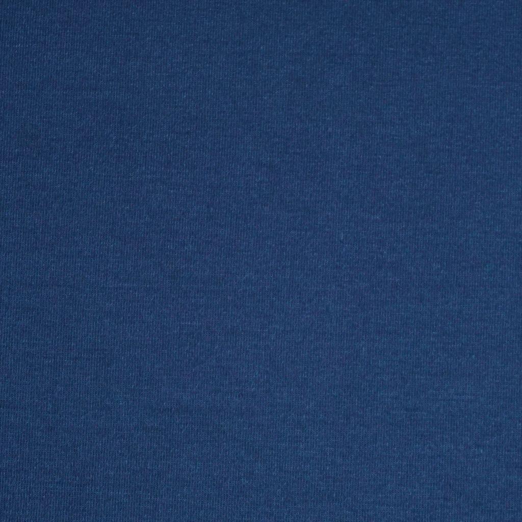 Viskosejersey aus Bambusfaser uni jeansblau